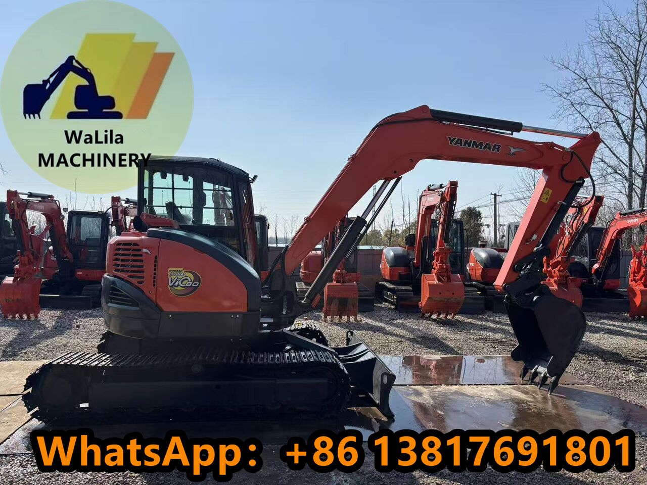 2024 Yanmar VIO80 Mini Excavator