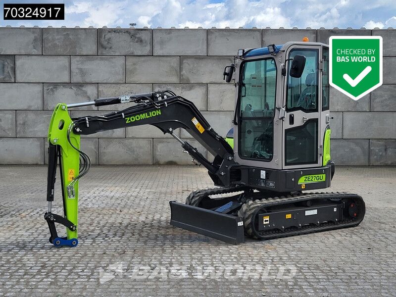 2025 Zoomlion ZE27GU Mini Excavator 2025 Zoomlion ZE27GU Mini Excavator