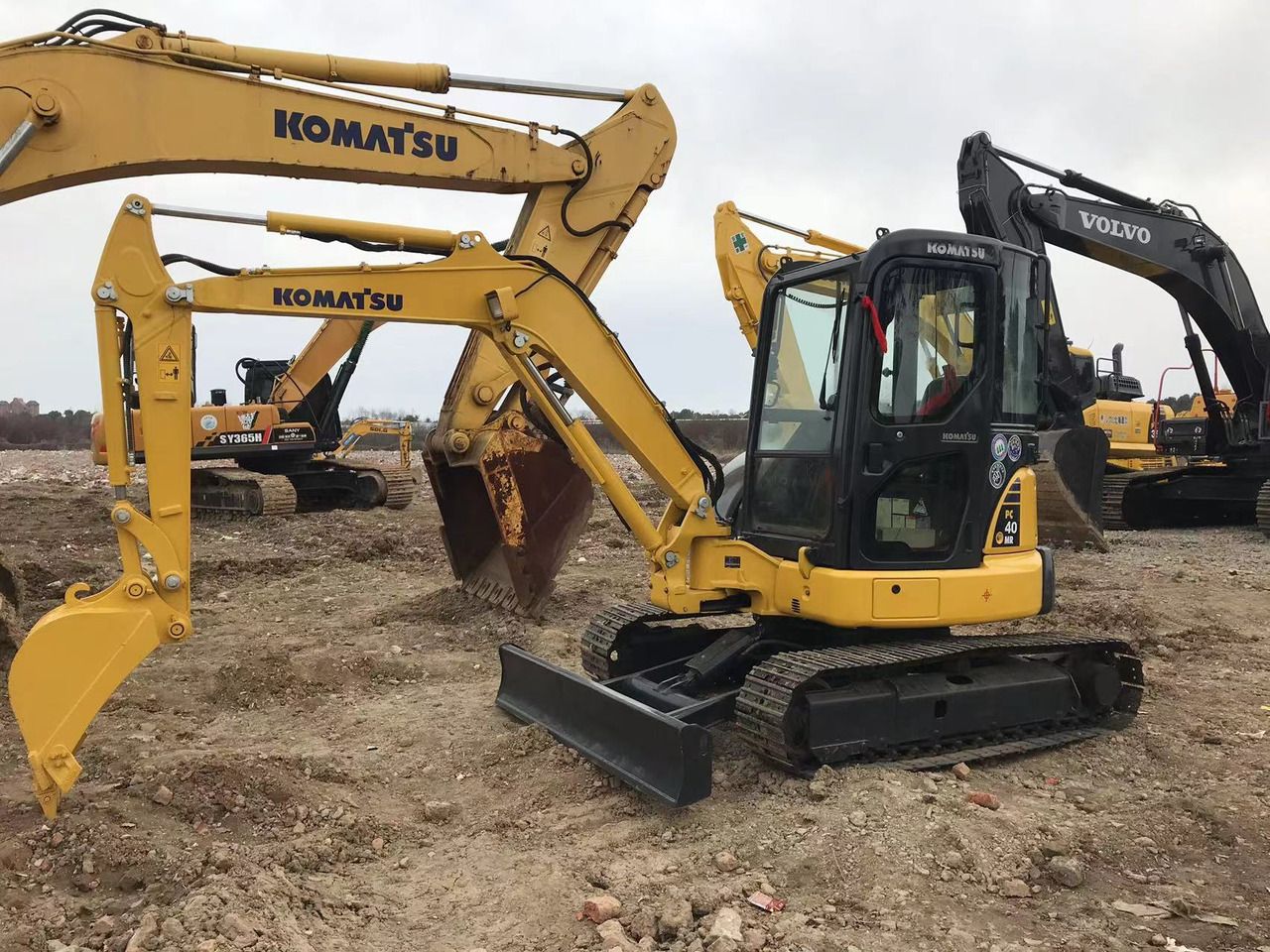 2024 Komatsu PC40MR Mini Excavator