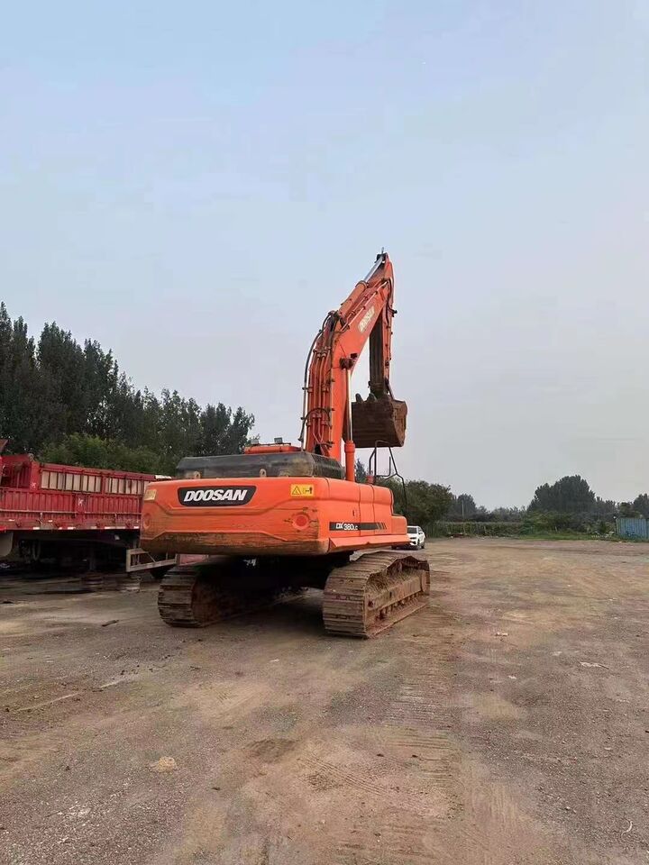 2023 Doosan DX380LC-9C excavator, rear view