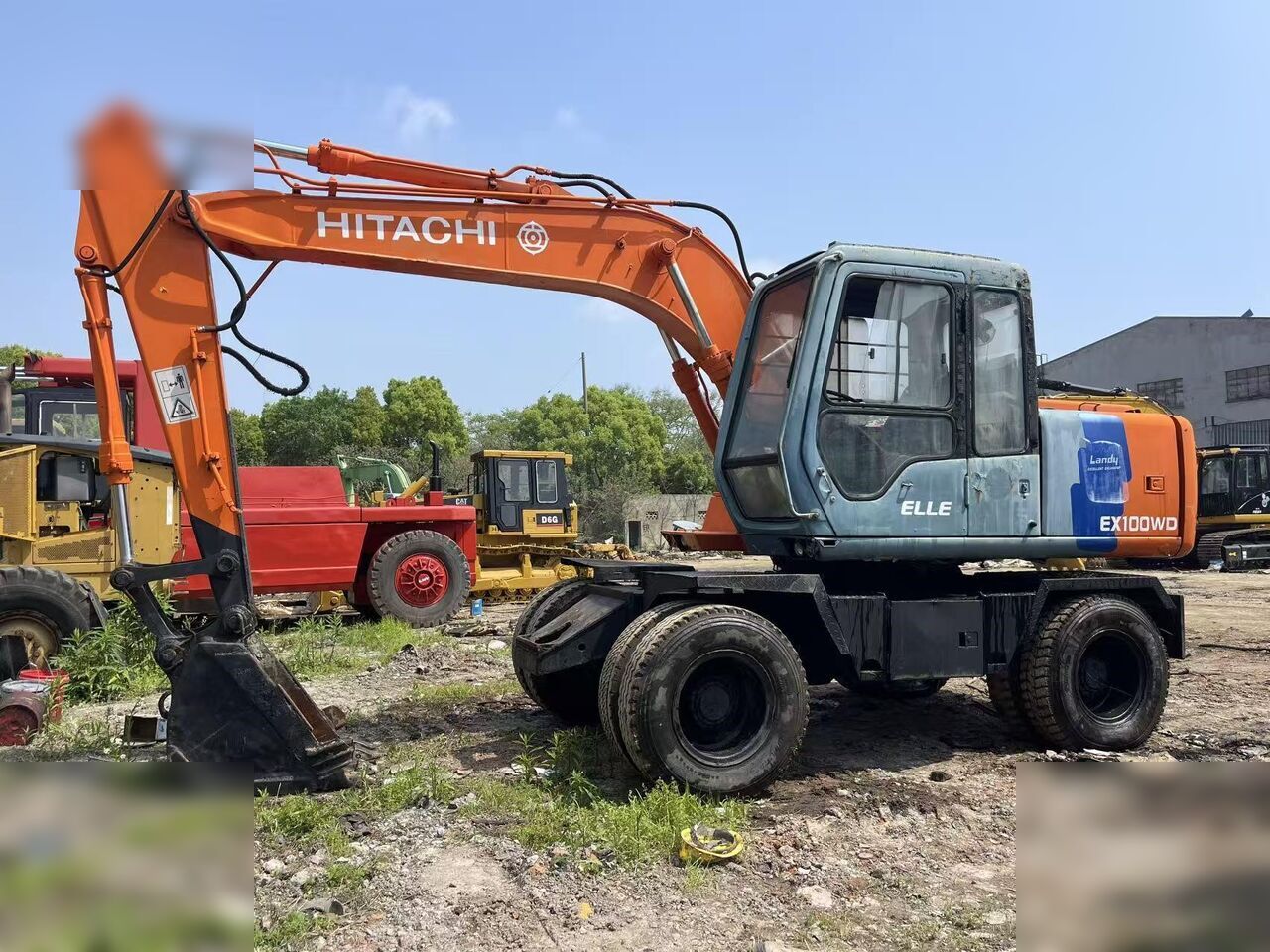 1993 Hitachi EX100W Wheel Excavator