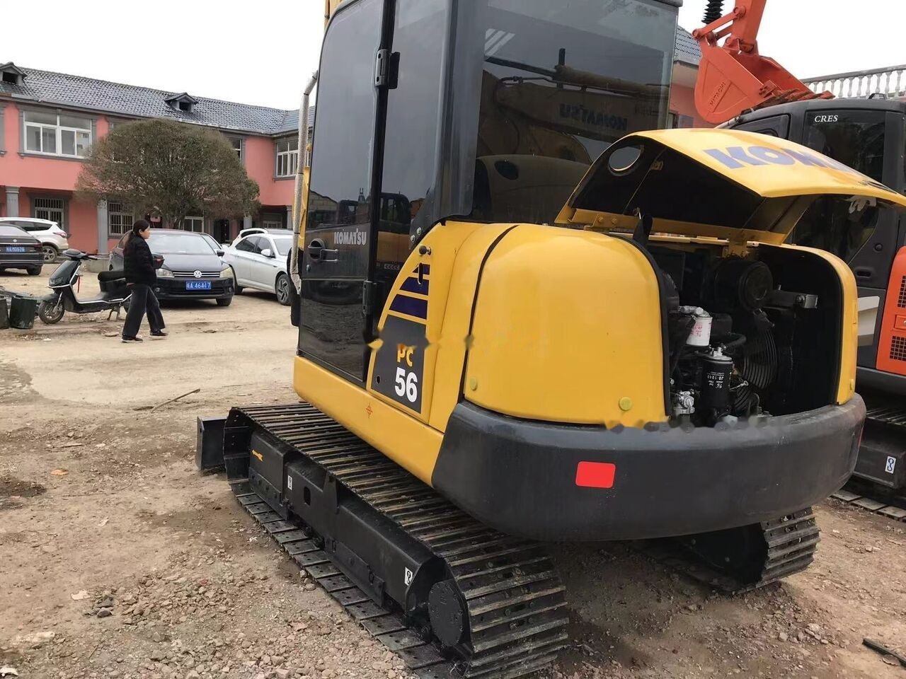 2021 Komatsu PC56 Miniexcavadora