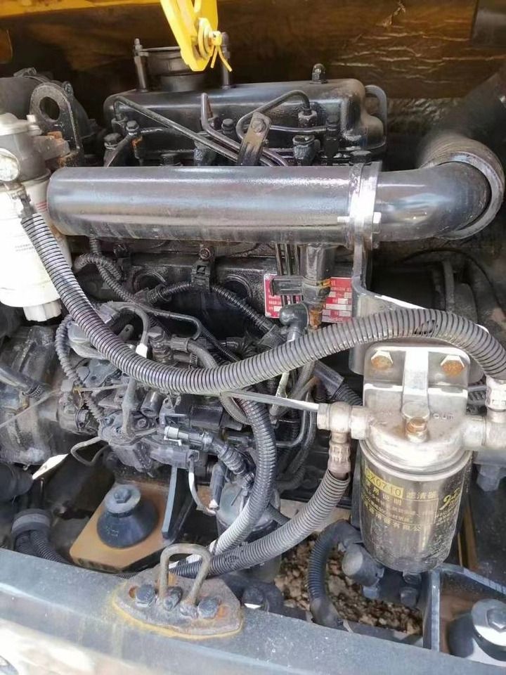 2024 Komatsu PC18 mini excavator engine compartment view
