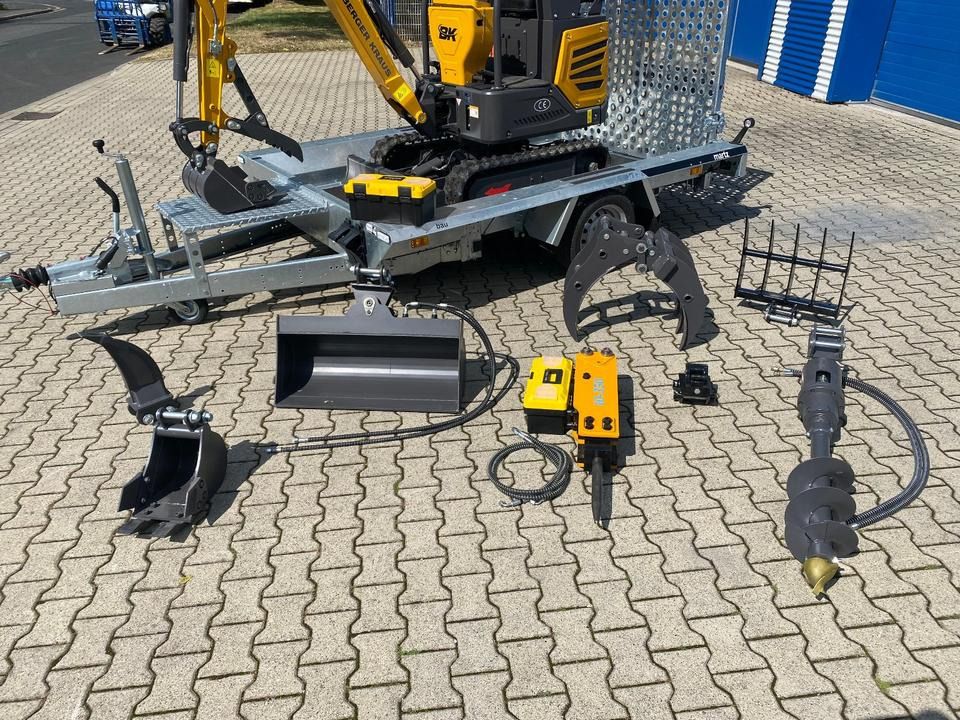 Berger Kraus BK1250JSR Mini Ekskavatör