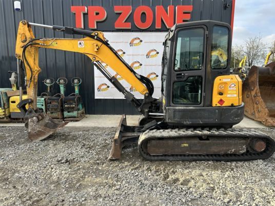 2015 Bobcat E50 mini excavator, side view