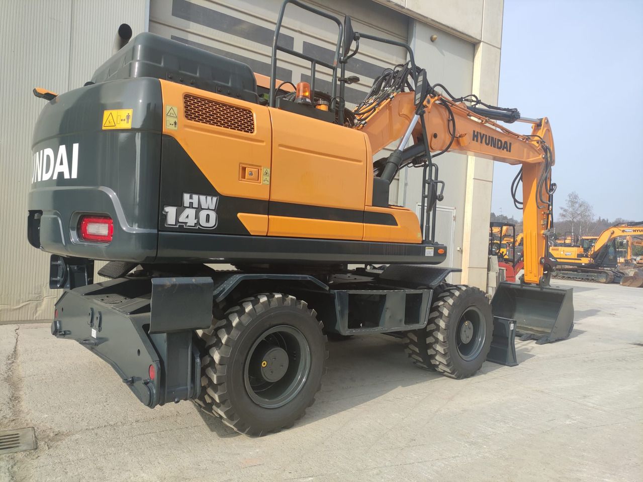 2018 Hyundai HW140-9 Excavadora de Ruedas