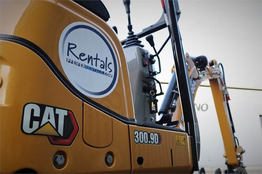 2021 Caterpillar 300.9D mini excavator side view