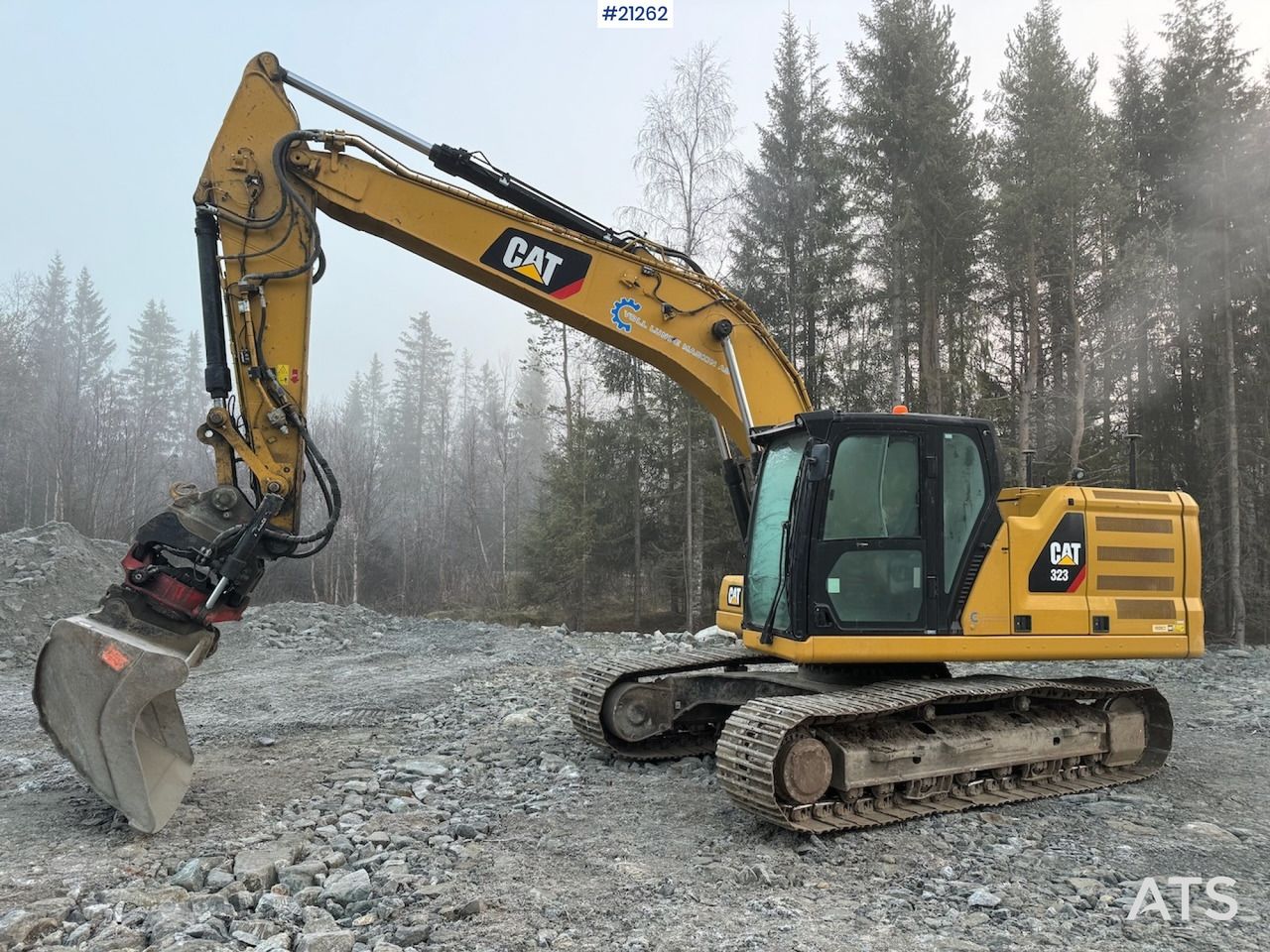 2018 Caterpillar 323-07A Pelle sur chenilles