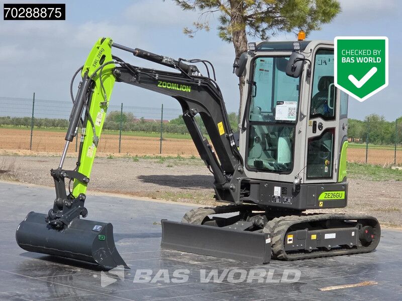 2024 Zoomlion ZE26GU Mini Excavator