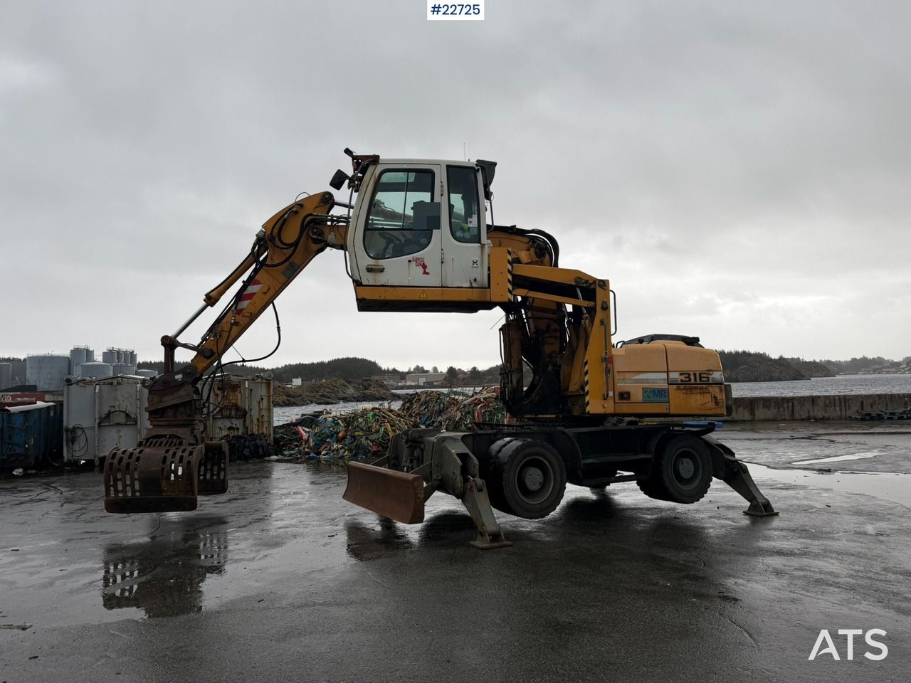 2009 Liebherr A316 LITRONIC Escavadora de Rodas