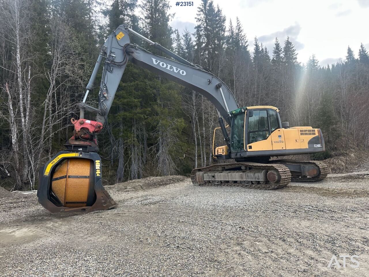 2008 Volvo EC240CL Gąsienicowa koparka