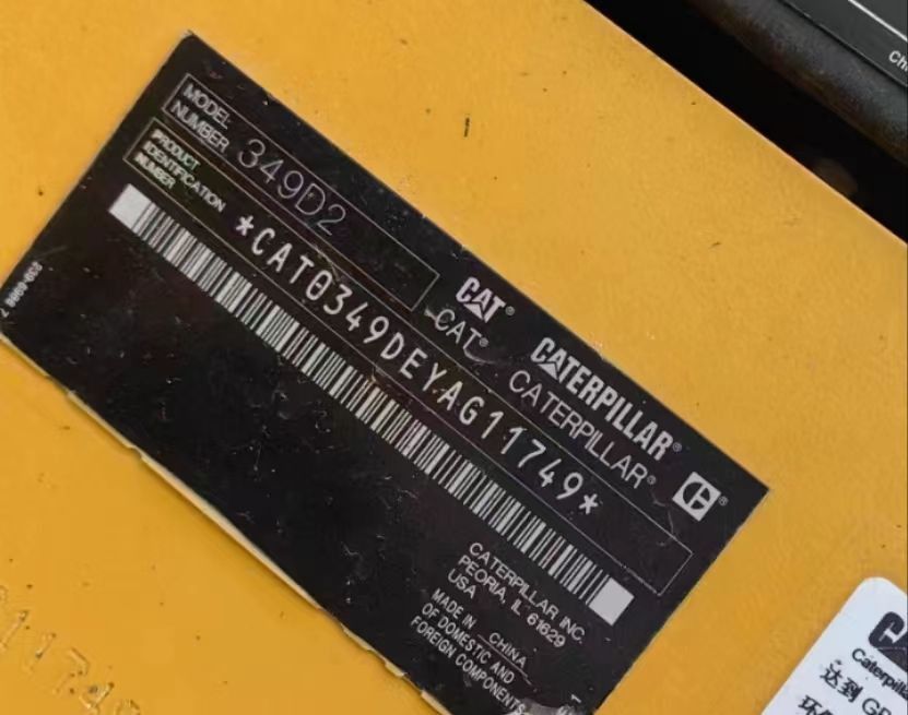 Caterpillar 349D2 Escavatore Cingolato