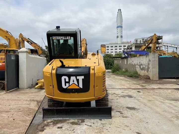 2022 Caterpillar 306E mini excavator, rear view