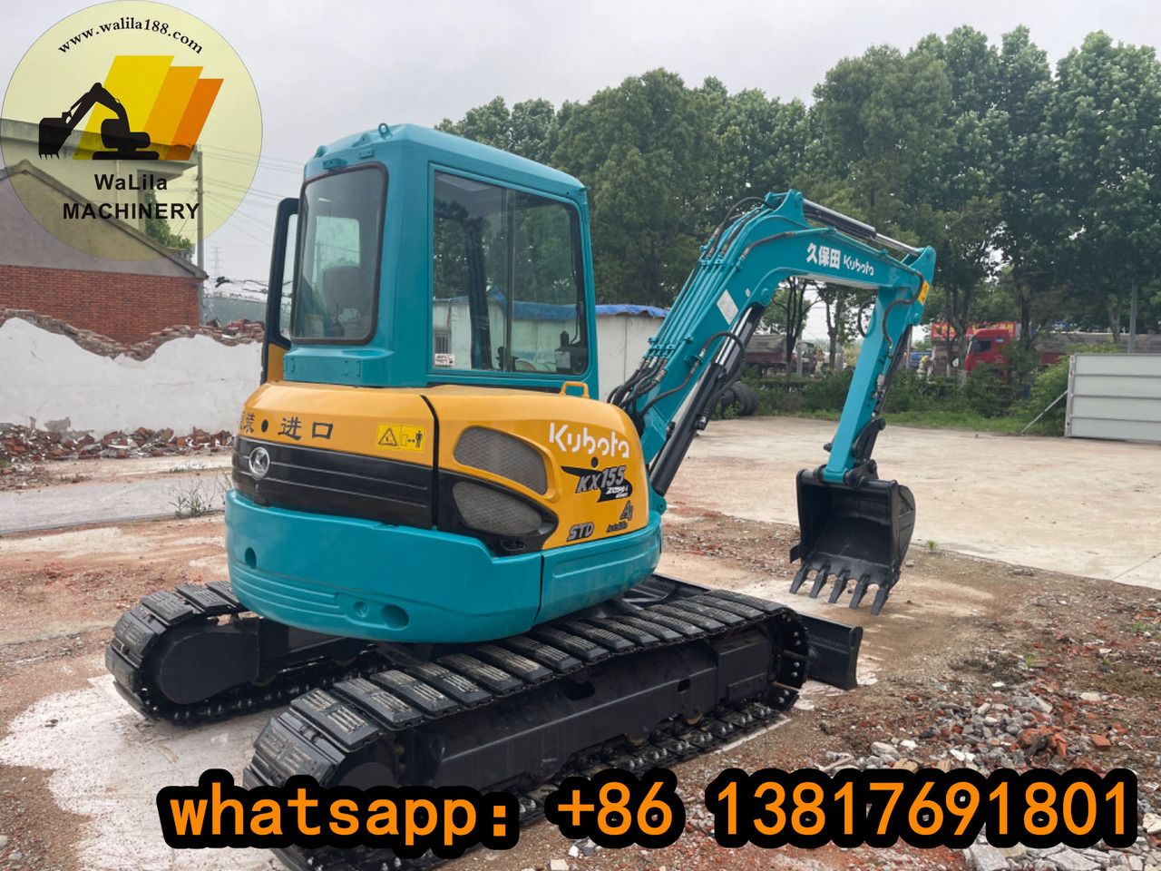Miniexcavator Kubota U55 2022