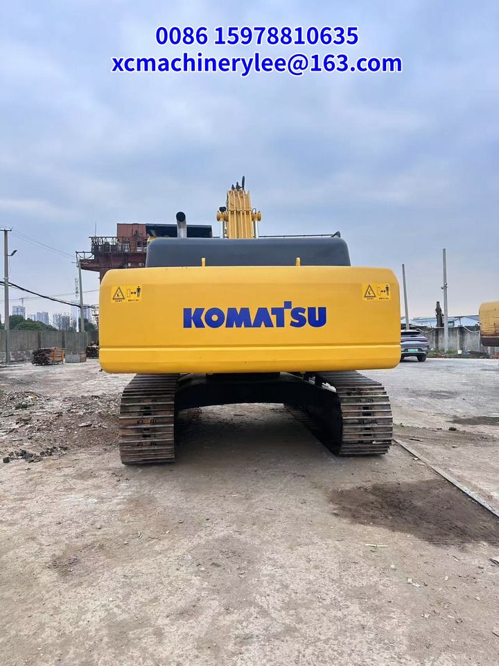 2022 Komatsu PC350 crawler excavator rear view