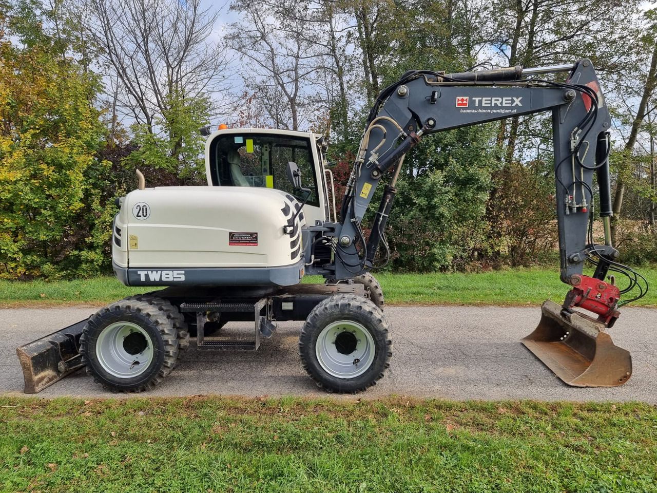 Escavadora de rodas Terex TW85 de 2013