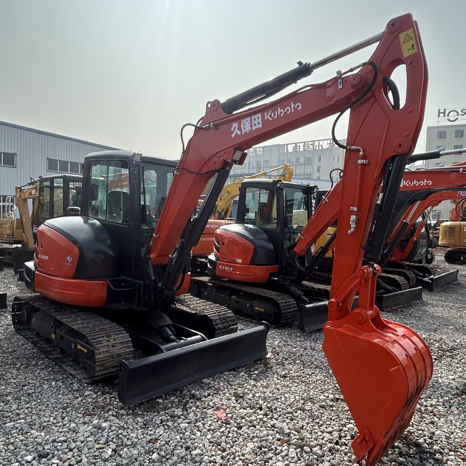 2023 Kubota KX165 mini excavator, front three-quarter view