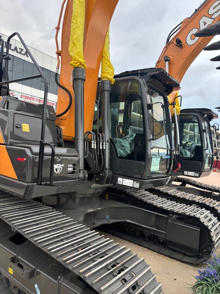 2024 Case crawler excavator, side view of cab and boom