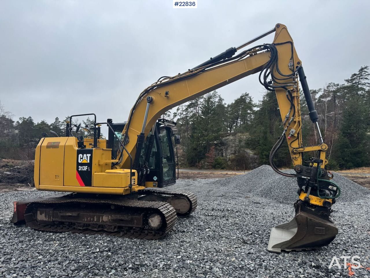 Excavadora de Orugas Caterpillar 313FL 2017