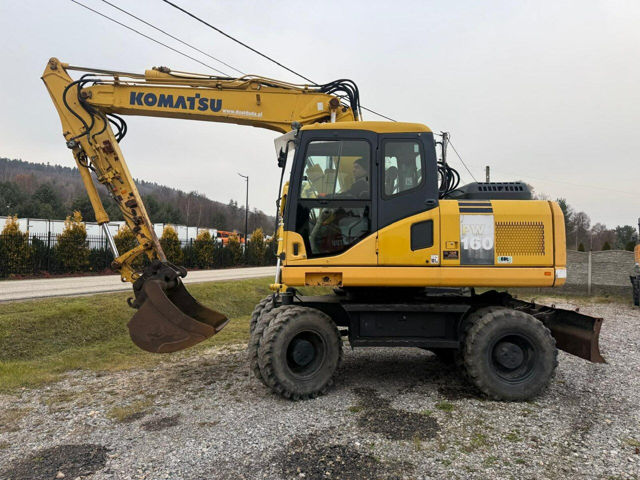 2009 Komatsu PW160-7E0 Wheel Excavator