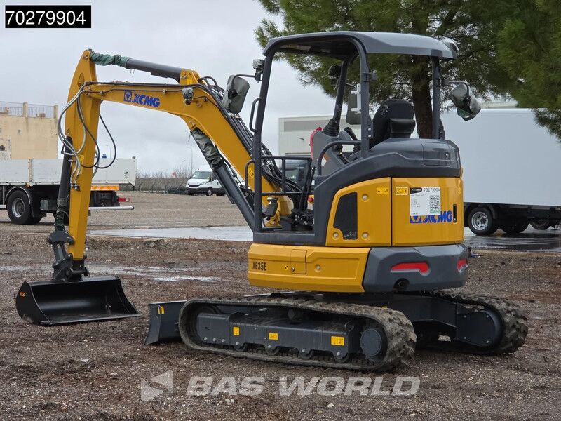 2023 XCMG XE35E mini excavator, side view