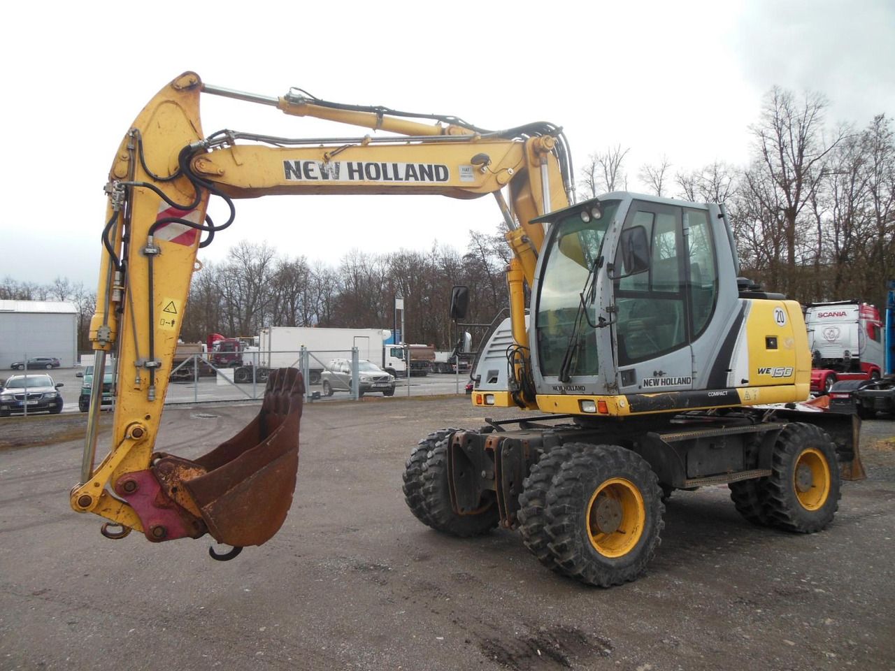 2011 New Holland WE150 Wheel Excavator
