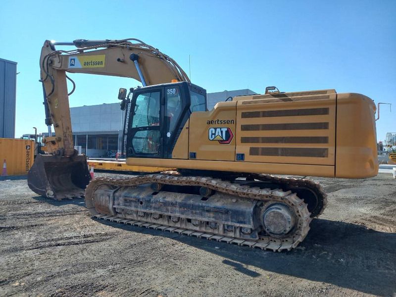 2022 Caterpillar 350 crawler excavator side view