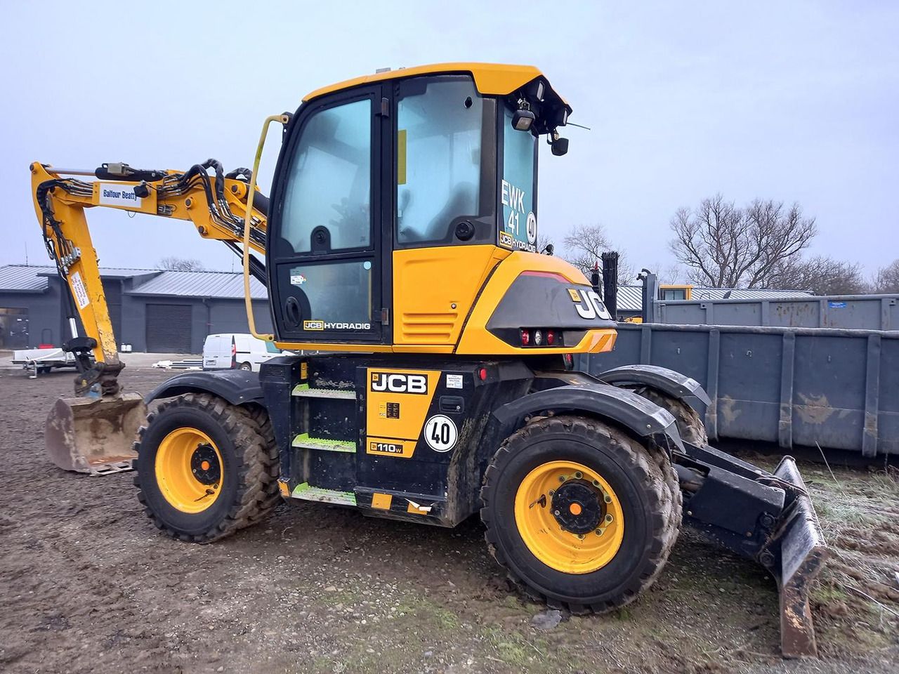 2017 JCB HYDRADIG Колесный экскаватор