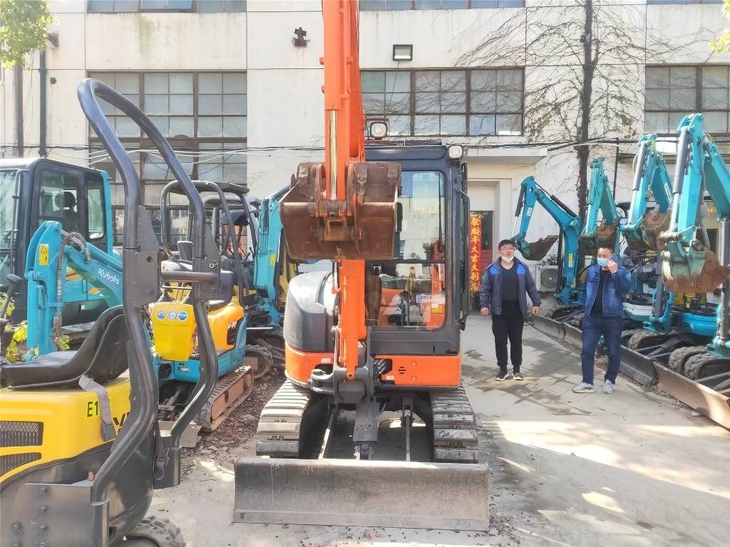 2023 Hitachi ZX30 mini excavator, front view