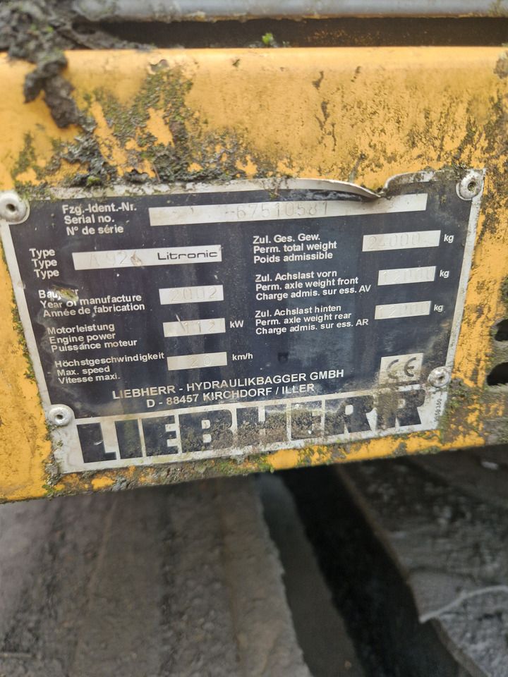 2002 Liebherr A924C Manipolatore per materiali