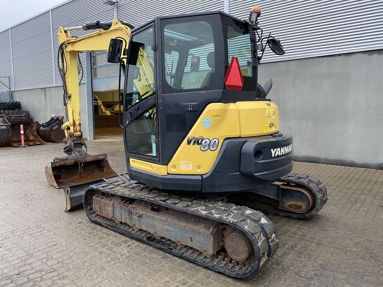 Mini-escavadora Yanmar VIO80-1A de 2017