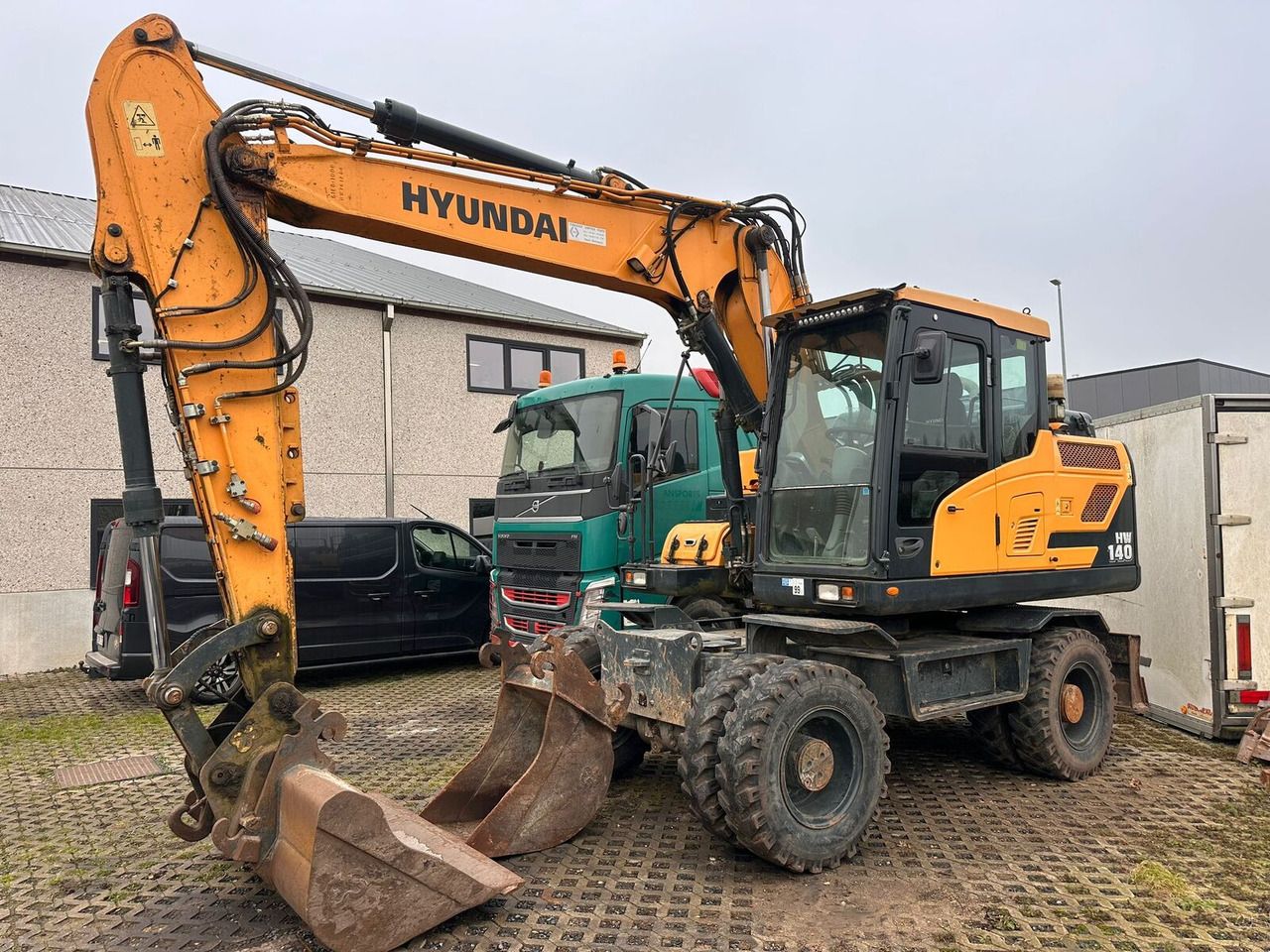 2017 Hyundai HW140 Wheel Excavator