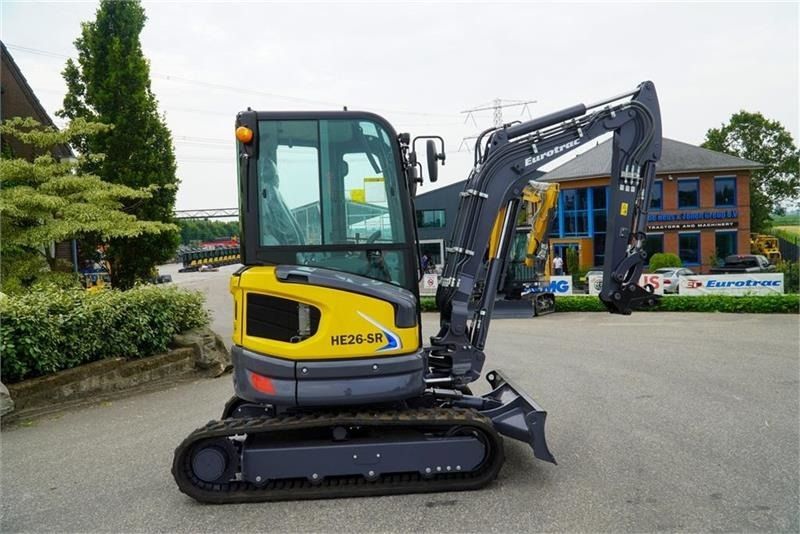 Eurotrac HE26-SR mini excavator, side view