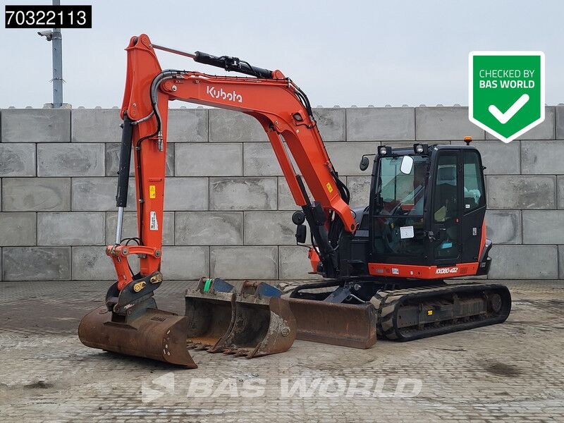2022 Kubota KX080-4A2 Mini Excavator