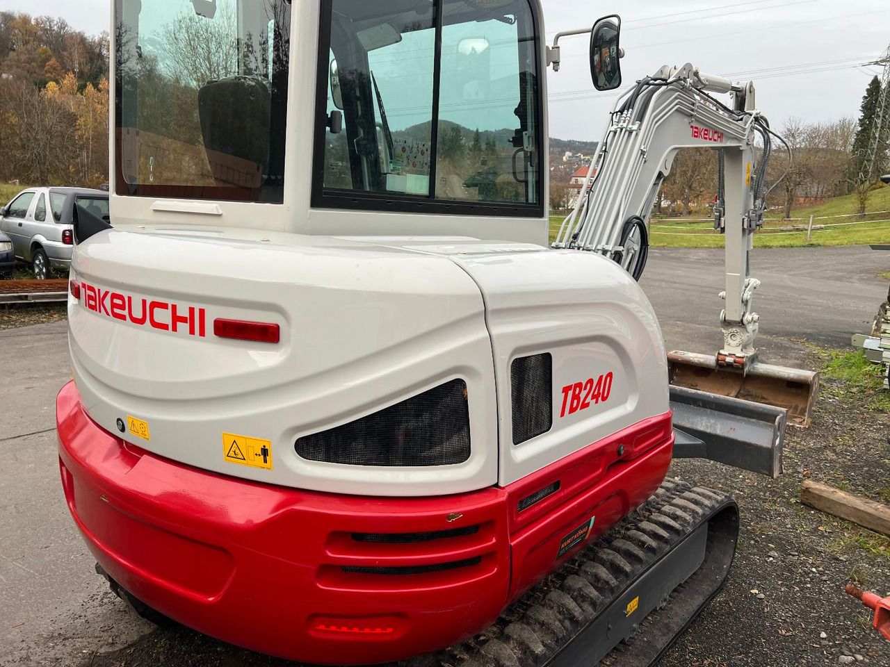 New 2024 Takeuchi TB240 DPF V4 Mini Excavator