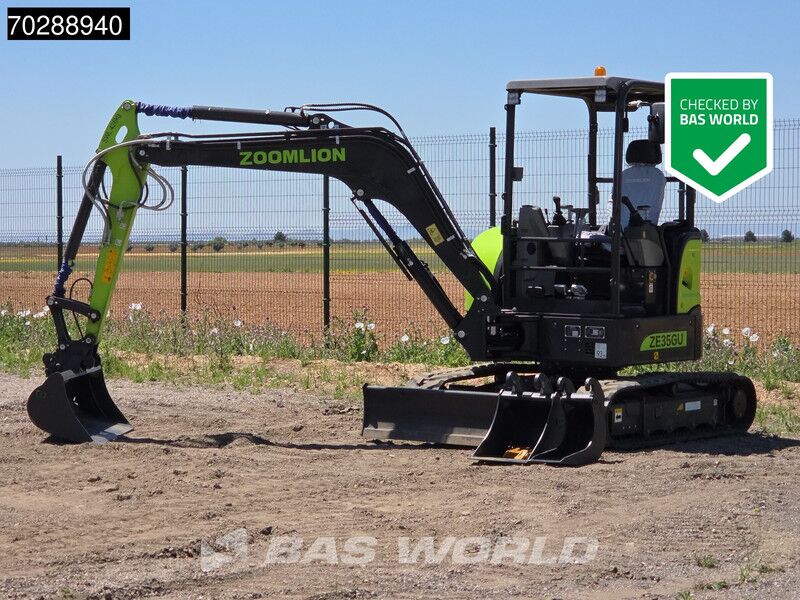 New 2024 Zoomlion ZE35GU Mini Excavator New 2024 Zoomlion ZE35GU Mini Excavator