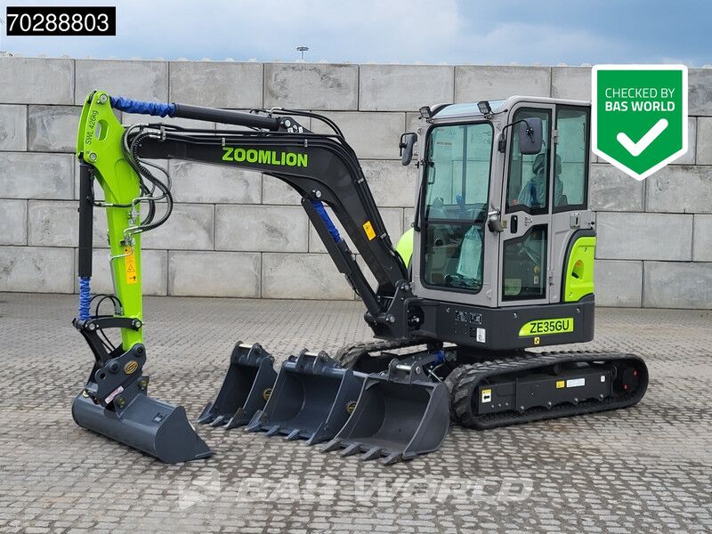 New 2024 Zoomlion ZE35GU Mini Excavator New 2024 Zoomlion ZE35GU Mini Excavator