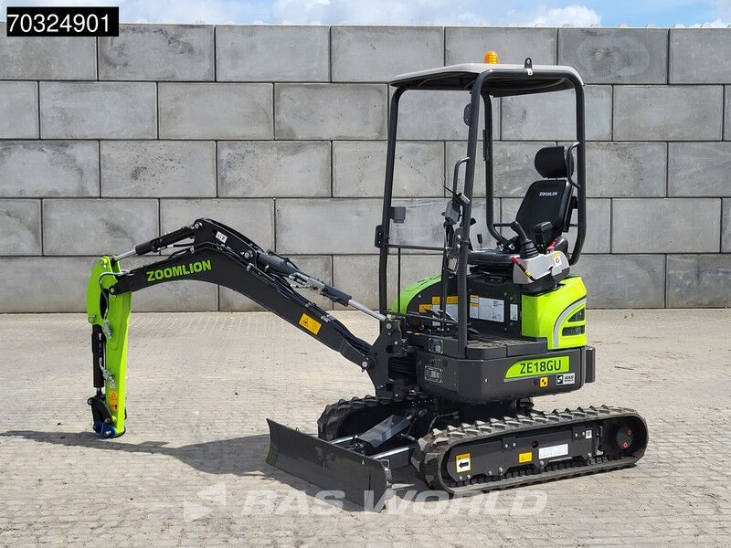 New 2025 Zoomlion ZE18GU Mini Excavator