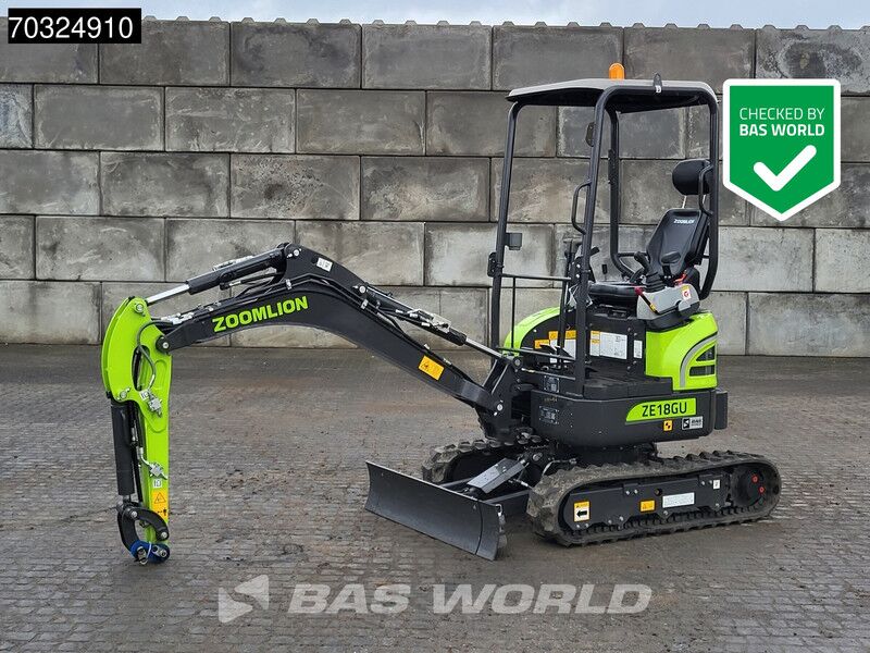 New 2025 Zoomlion ZE18GU Mini Excavator New 2025 Zoomlion ZE18GU Mini Excavator