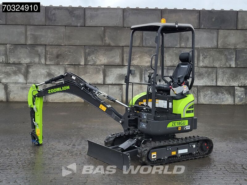 New 2025 Zoomlion ZE18GU Mini Excavator