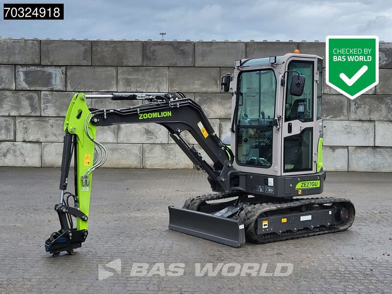 New 2025 Zoomlion ZE27GU Mini Excavator New 2025 Zoomlion ZE27GU Mini Excavator