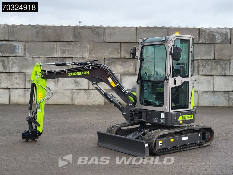 New 2025 Zoomlion ZE27GU Mini Excavator